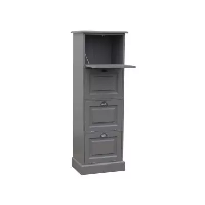 Rangement de bureau en pin massif ou classeur - Burrington