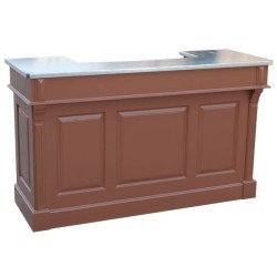 Meuble de bar 150cm en pin massif - Chester