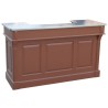 Meuble de bar 150cm en pin massif - Chester