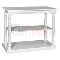 Petite table de mercerie en pin massif - Finsbury