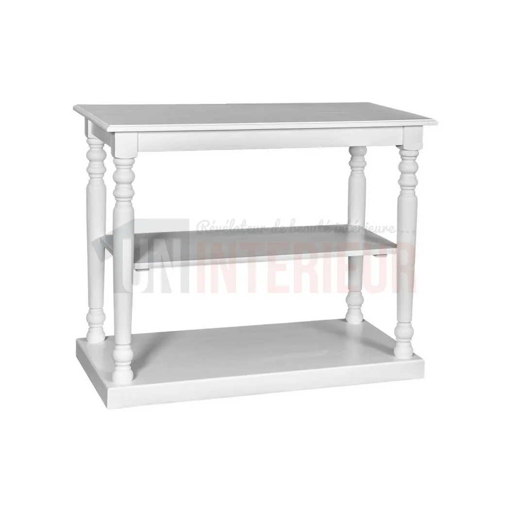 Petite table de mercerie en pin massif - Finsbury