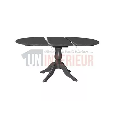 Table de repas modulable en pin massif, 6 à 8 personnes - Lyme