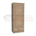 Meuble placard à balais sur mesure en chêne massif