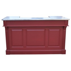 Meuble de bar 150cm en pin massif - Chester