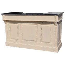 Meuble de bar 150cm en pin massif - Chester