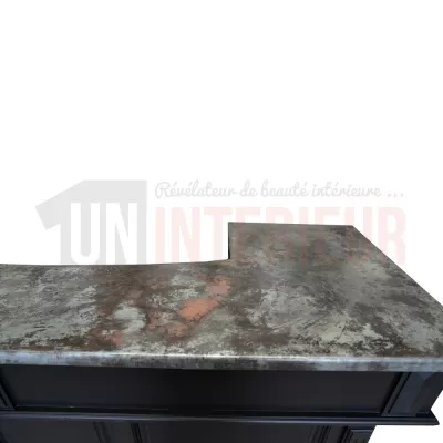 Plateau de comptoir de bar en zinc sur mesure - Zinc d'art