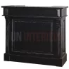 Bar en pin massif 120cm avec espace range-bouteilles - Chester