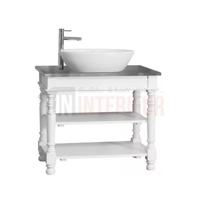 Rangement de cuisine type huilier en pin massif - Straight