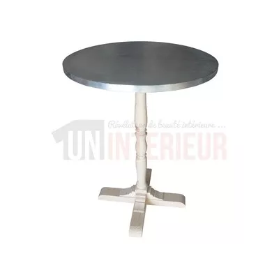 Table ronde de restaurant ou de repas en pin massif, 2 personnes - Deans