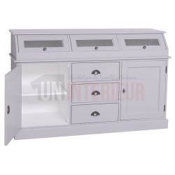 Meuble de métier en pin massif type meuble apothicaire - Apothecary