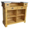 Meuble bar 120cm en pin massif - Chester