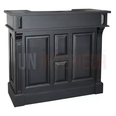 Meuble bar 120cm en pin massif - Chester