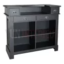 Meuble bar 120cm en pin massif - Chester