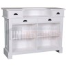 Meuble bar 120cm en pin massif - Chester
