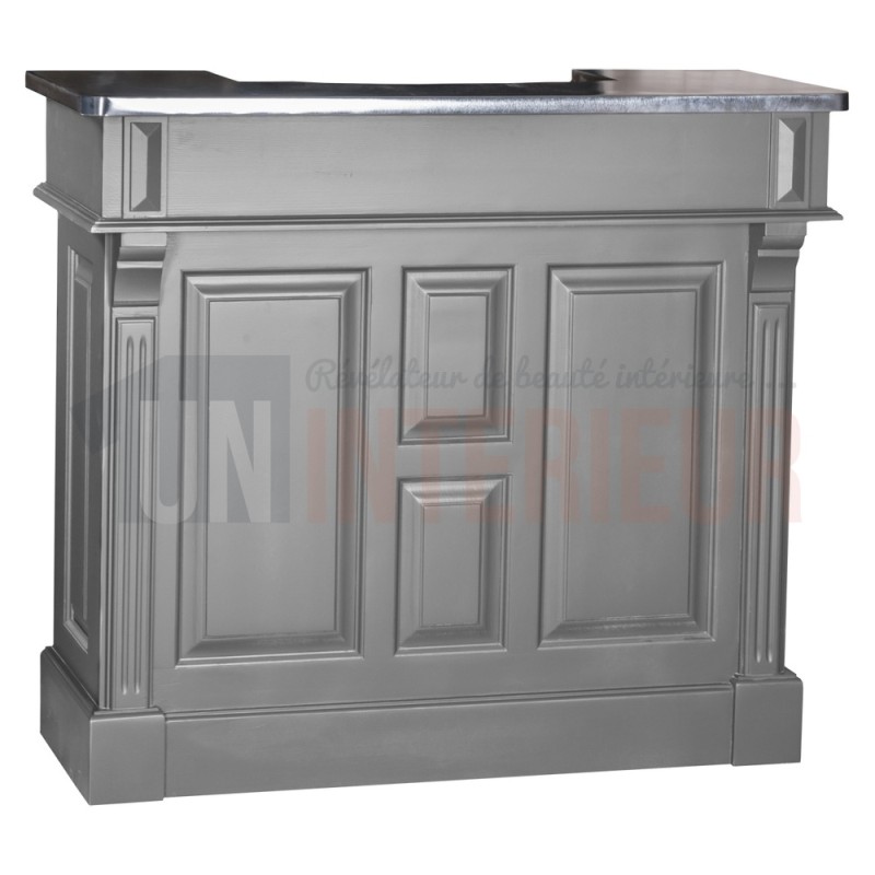 Meuble bar 120cm en pin massif - Chester