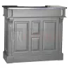 Meuble bar 120cm en pin massif - Chester
