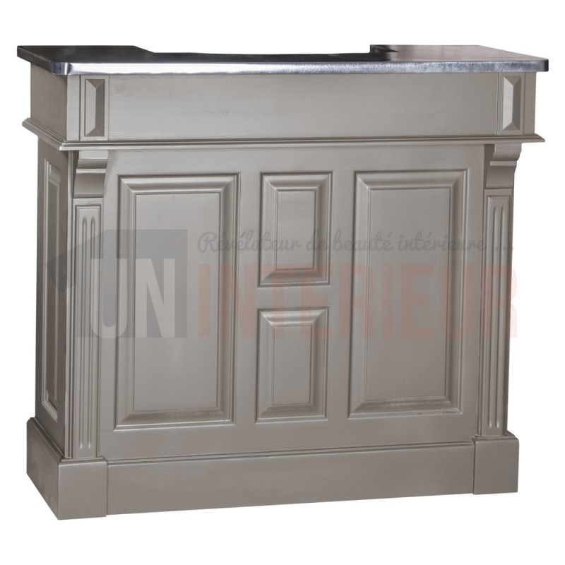 Meuble bar 120cm en pin massif - Chester