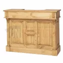 Comptoir de bar 140cm en pin massif - Chester