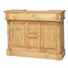 Comptoir de bar 140cm en pin massif - Chester