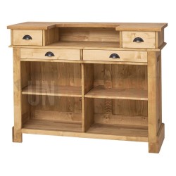 Comptoir de bar 140cm en pin massif - Chester