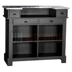 Comptoir de bar 140cm en pin massif - Chester