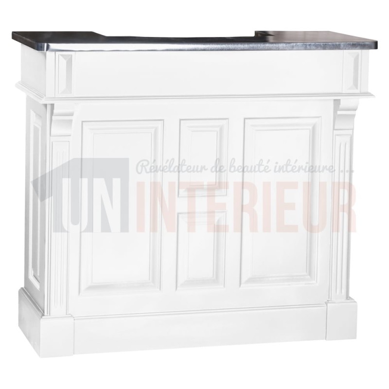 Comptoir de bar 140cm en pin massif - Chester