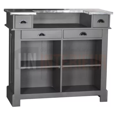 Comptoir de bar 140cm en pin massif - Chester