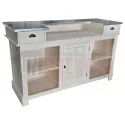 Meuble de bar 150cm en pin massif - Chester