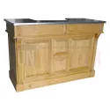 Meuble de bar 150cm en pin massif - Chester