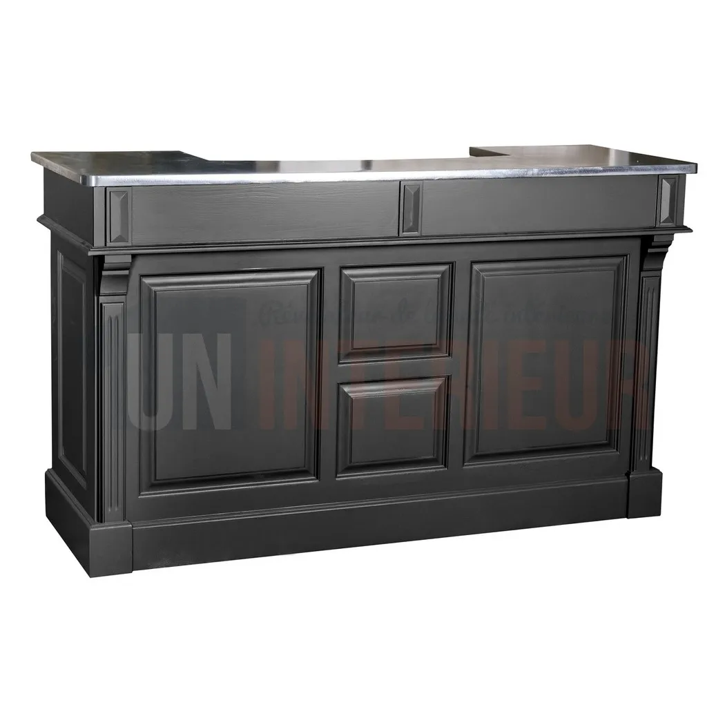 Meuble de bar 150cm en pin massif - Chester