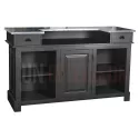 Meuble de bar 150cm en pin massif - Chester