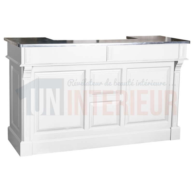 Meuble de bar 150cm en pin massif - Chester