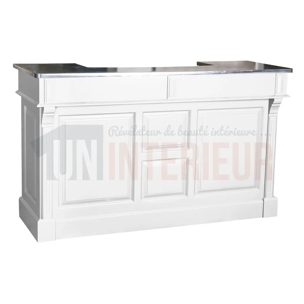 Meuble de bar 150cm en pin massif - Chester