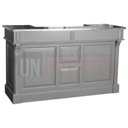 Meuble de bar 150cm en pin massif - Chester