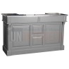 Meuble de bar 150cm en pin massif - Chester