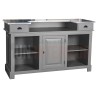 Meuble de bar 150cm en pin massif - Chester