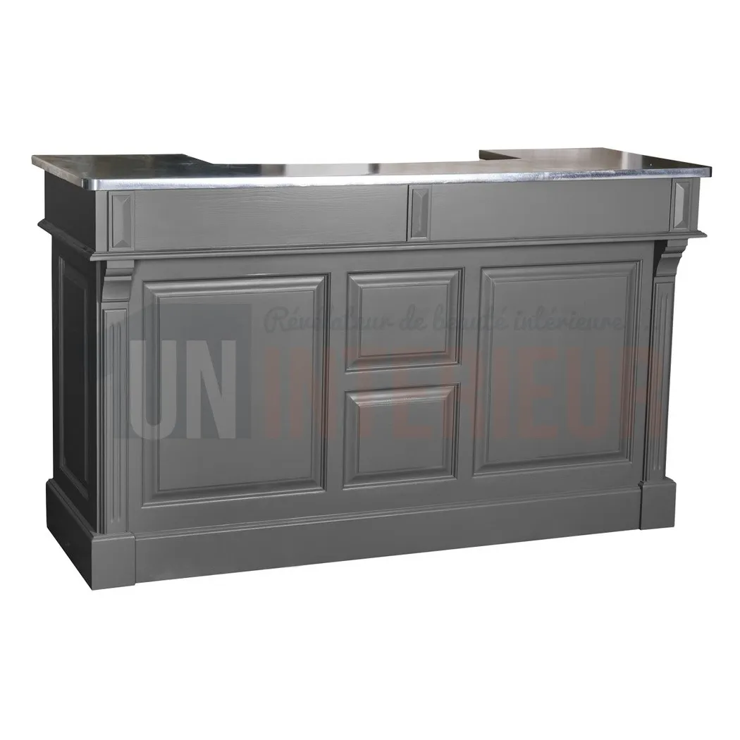 Meuble de bar 150cm en pin massif - Chester