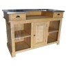 Comptoir de bar en pin massif 160cm - Chester
