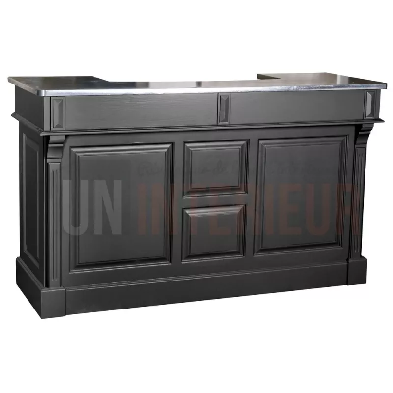 Comptoir de bar en pin massif 160cm - Chester