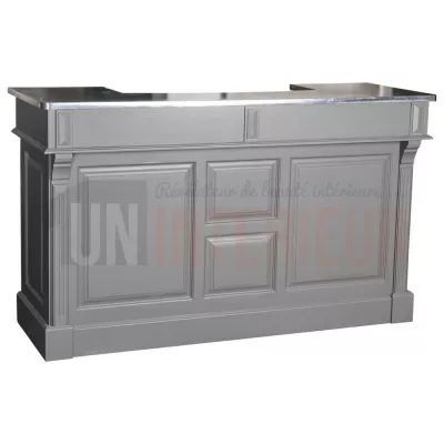 Comptoir de bar en pin massif 160cm - Chester