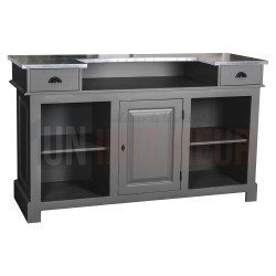 Comptoir de bar en pin massif 160cm - Chester