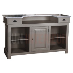 Comptoir de bar en pin massif 160cm - Chester
