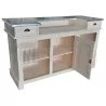 Comptoir de bar ou meuble bar en pin massif 180cm - Chester
