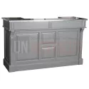 Comptoir de bar ou meuble bar en pin massif 180cm - Chester