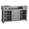 Comptoir de bar ou meuble bar en pin massif 180cm - Chester