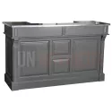 Comptoir de bar ou meuble bar en pin massif 180cm - Chester