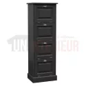 Rangement de bureau en pin massif ou classeur - Burrington