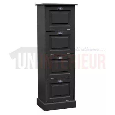 Rangement de bureau en pin massif ou classeur - Burrington