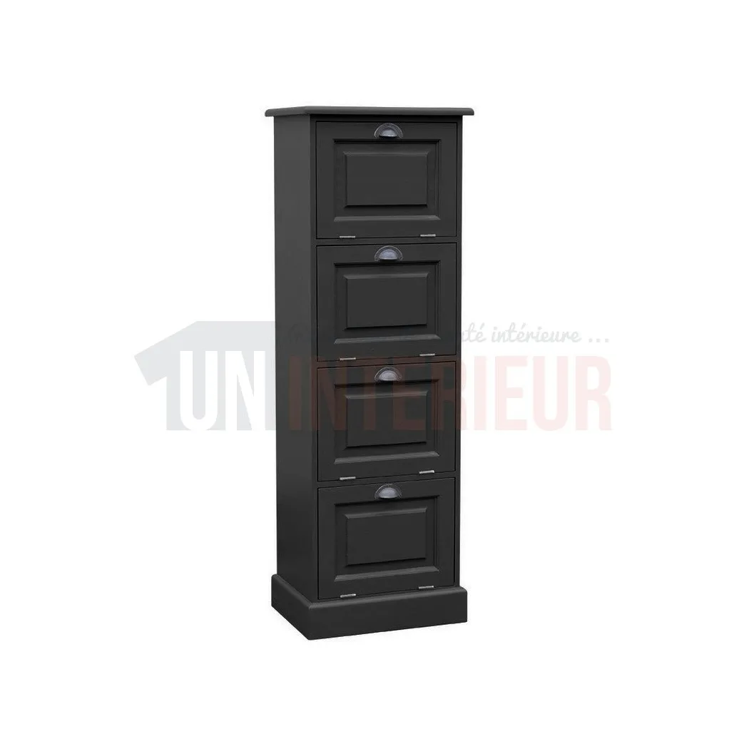 Rangement de bureau en pin massif ou classeur - Burrington