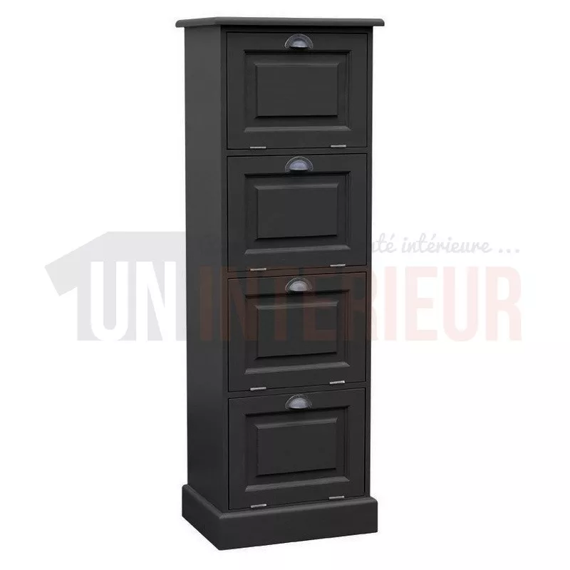 Rangement de bureau en pin massif ou classeur - Burrington